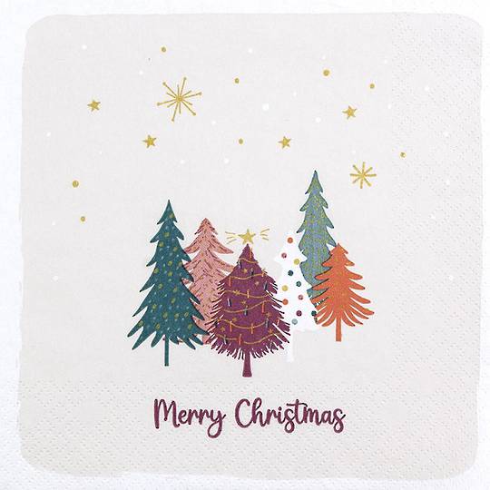 Paper Napkins 33cm, Sweet Xmas Trees *ETA Nov
